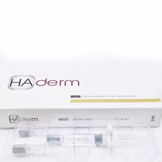 Injection de remplissage d'acide hyaluronique Remplisseur dermique injectable 2 ml Ha Filler Lip Breast Filler Hyaluronate